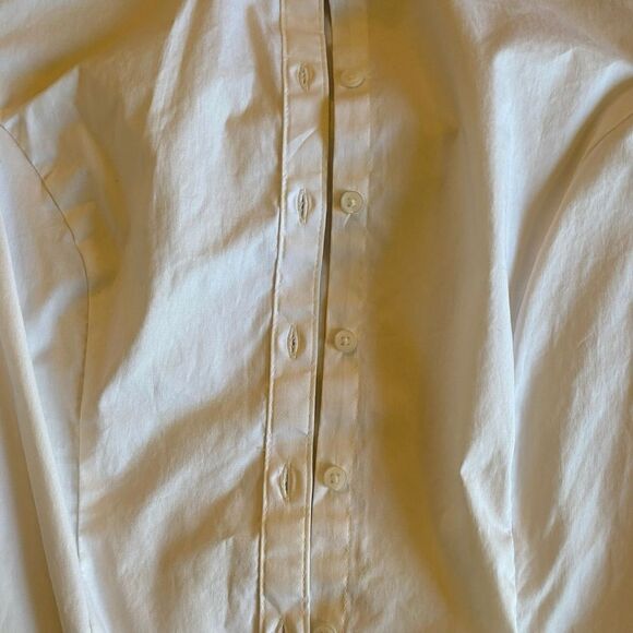 NWOT ASOS White Bodysuit Shirt - Picture 2 of 9